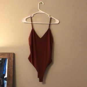 Rust orange body suite